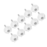 10PCS Leg Levelers Leveling Foot Adjustable PP Iron Screw On Easy Operation Furniture Levelers for Headboard Furniture - Extra Image