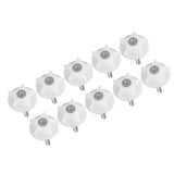 10PCS Leg Levelers Leveling Foot Adjustable PP Iron Screw On Easy Operation Furniture Levelers for Headboard Furniture