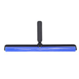 Static Roller Dust Removal Roller Super Sticky Blue Silicone Soft Static Action Cleaner Roller with Black Handle 18in