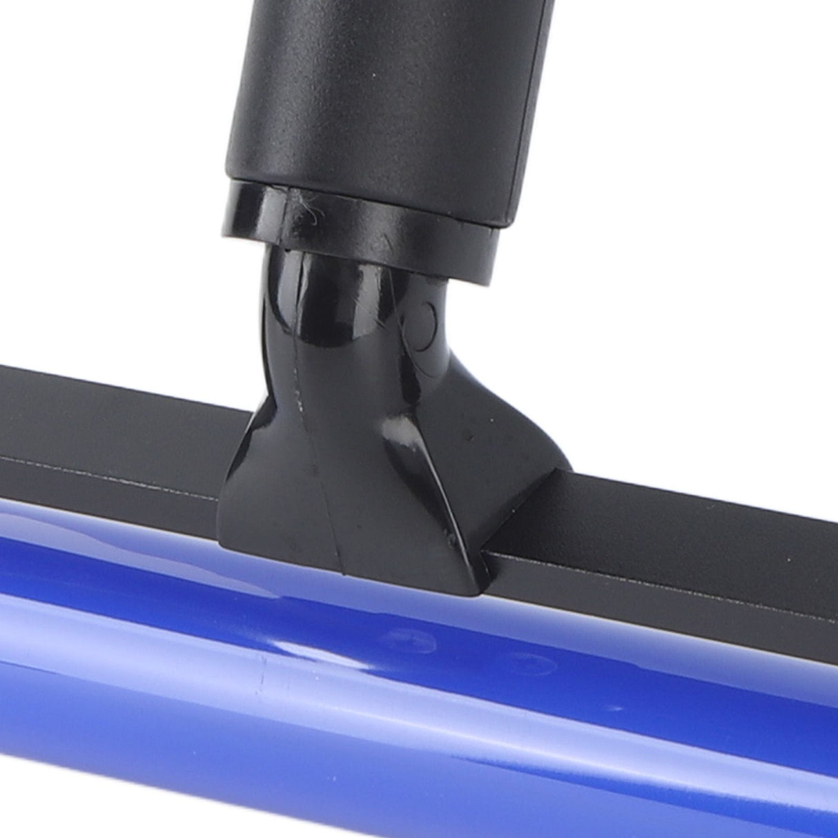 Static Roller Dust Removal Roller Super Sticky Blue Silicone Soft Static Action Cleaner Roller with Black Handle 18in