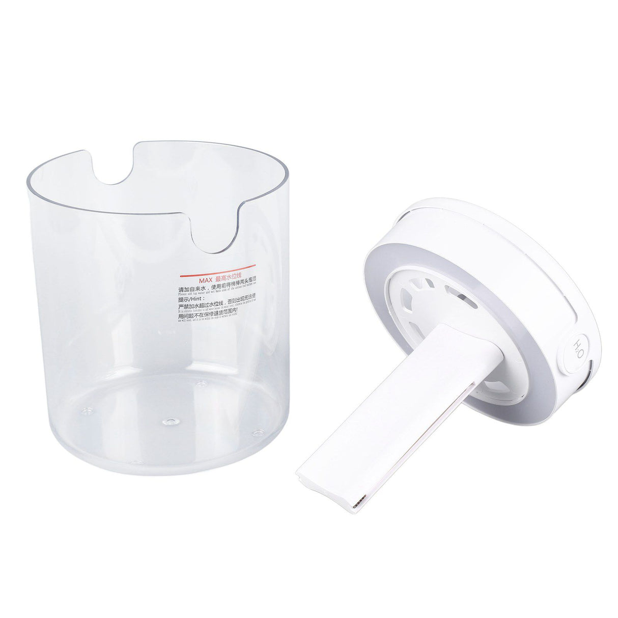 Humidifier 2L White Large Capacity Double Nozzle Mist Humidifier Home Bedroom Office Mute USB Night Light Air Vaporizer
