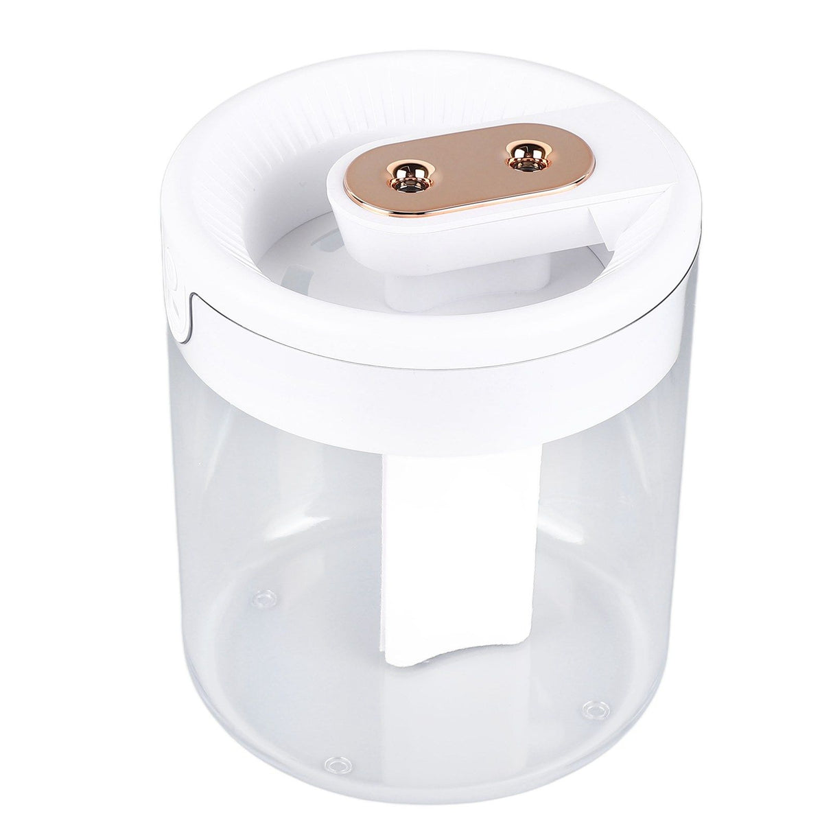 Humidifier 2L White Large Capacity Double Nozzle Mist Humidifier Home Bedroom Office Mute USB Night Light Air Vaporizer
