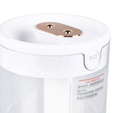 Humidifier 2L White Large Capacity Double Nozzle Mist Humidifier Home Bedroom Office Mute USB Night Light Air Vaporizer - Extra Image