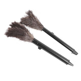 2Pcs Retractable Feather Duster Ostrich Feathers Duster with Long Handle for Home Cleaning - Extra Image