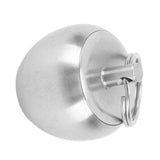 Portable Medicine Bottle Stainless Steel Mini Capsules Box Daily Medicine Container Case with Bead Chain for Outdoor Camping Travel - 45-Degree Angle