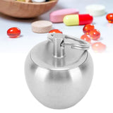 Portable Medicine Bottle Stainless Steel Mini Capsules Box Daily Medicine Container Case with Bead Chain for Outdoor Camping Travel - Extra Image