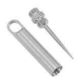 Portable Titanium Toothpicks Reusable Metal Pocket Toothpicks for Picnic Camping Traveling