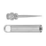 Portable Titanium Toothpicks Reusable Metal Pocket Toothpicks for Picnic Camping Traveling - 45-Degree Angle
