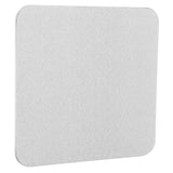 Diatomaceous Earth Bath Mat Super Absorbent Quick Dry Antislip Bath Mat Shower Rug for Bathroom Grey 30x30cm/11.8x11.8in - Rear View