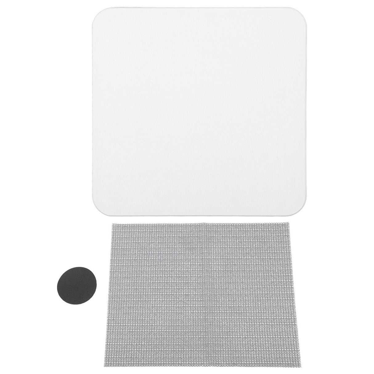 Diatomaceous Earth Bath Mat Super Absorbent Quick Dry Antislip Bath Mat Shower Rug for Bathroom White 30x30cm/11.8x11.8in