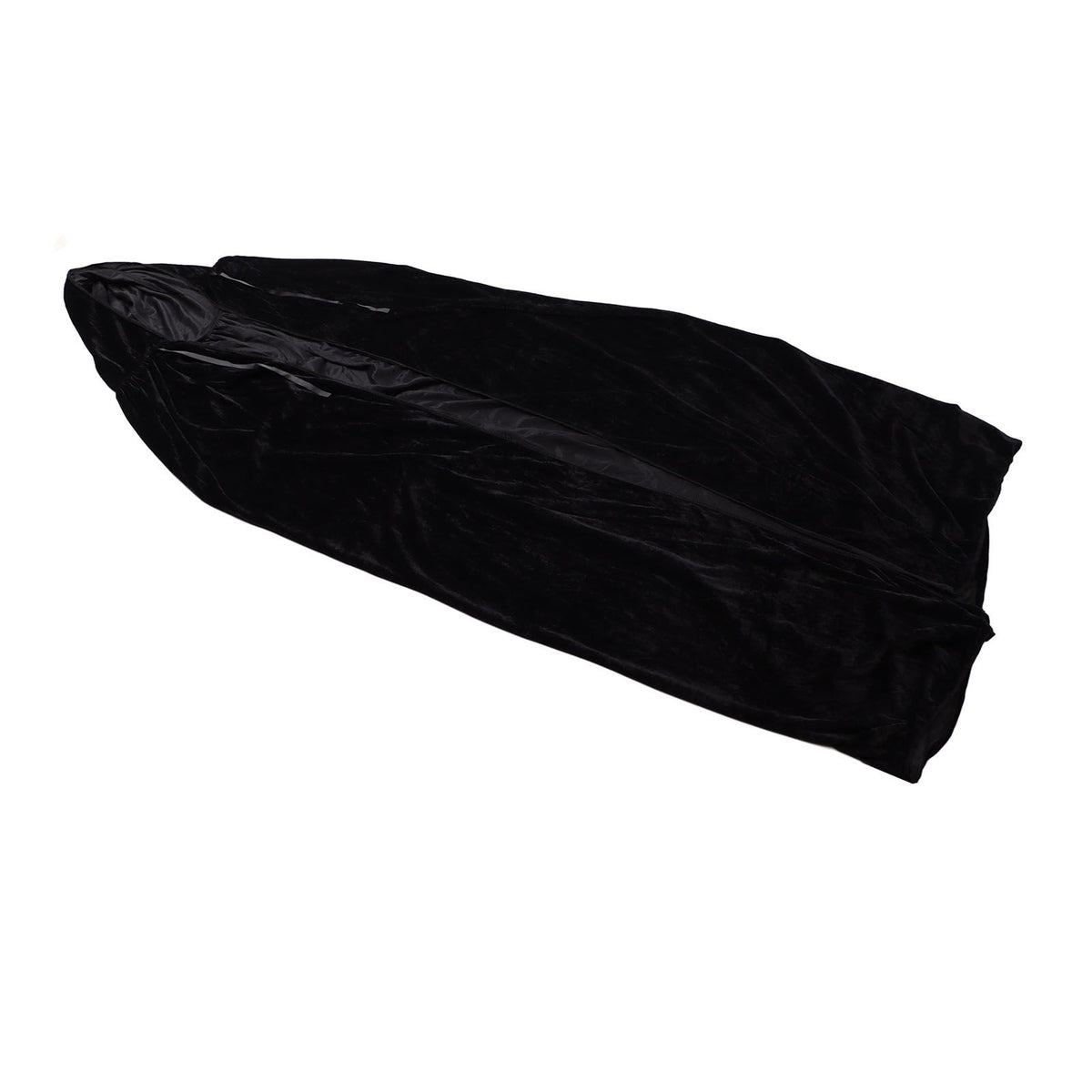 Hooded Cloak Large Witch Cape Black Velvet Comfortable to Wear Soft Touch Costume Cloak for Party Cosplay Roleplay