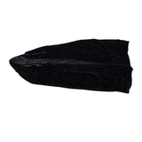 Hooded Cloak Large Witch Cape Black Velvet Comfortable to Wear Soft Touch Costume Cloak for Party Cosplay Roleplay - Side View
