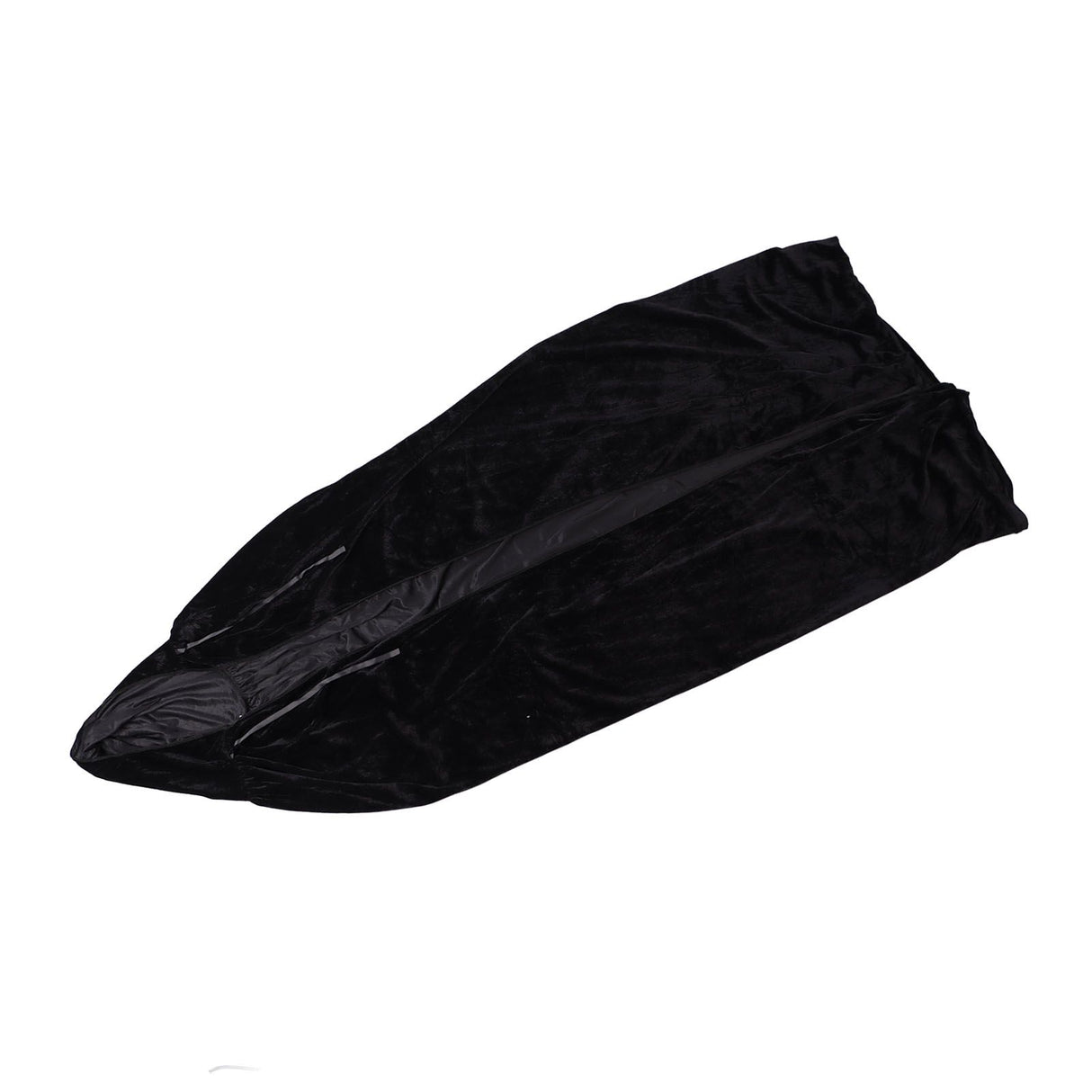 Hooded Cloak Large Witch Cape Black Velvet Comfortable to Wear Soft Touch Costume Cloak for Party Cosplay Roleplay