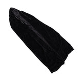 Hooded Cloak Large Witch Cape Black Velvet Comfortable to Wear Soft Touch Costume Cloak for Party Cosplay Roleplay