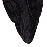 Hooded Cloak Large Witch Cape Black Velvet Comfortable to Wear Soft Touch Costume Cloak for Party Cosplay Roleplay - Extra Image