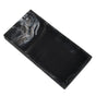 Silicone Storage Tray Shatterproof Key Finger Ring Countertop Sink Vanity Soap Dispenser Tray for Bathroom Marbling Black