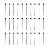 30PCS Panel Hooks Black Slatwall Hanger Thickened Easy Installation Anti Rust Display Pegs for Retail Garage