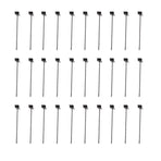 30PCS Panel Hooks Black Slatwall Hanger Thickened Easy Installation Anti Rust Display Pegs for Retail Garage