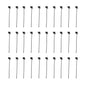 30PCS Panel Hooks Black Slatwall Hanger Thickened Easy Installation Anti Rust Display Pegs for Retail Garage