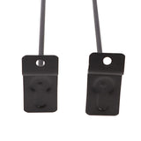 30PCS Panel Hooks Black Slatwall Hanger Thickened Easy Installation Anti Rust Display Pegs for Retail Garage