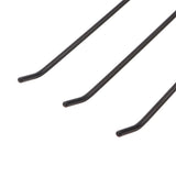 30PCS Panel Hooks Black Slatwall Hanger Thickened Easy Installation Anti Rust Display Pegs for Retail Garage - Extra Image