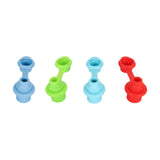 4Pcs Sipping Spout Bottle Top Spout Silicone Bottle Top Sippy Spout for Kids Children - Side View