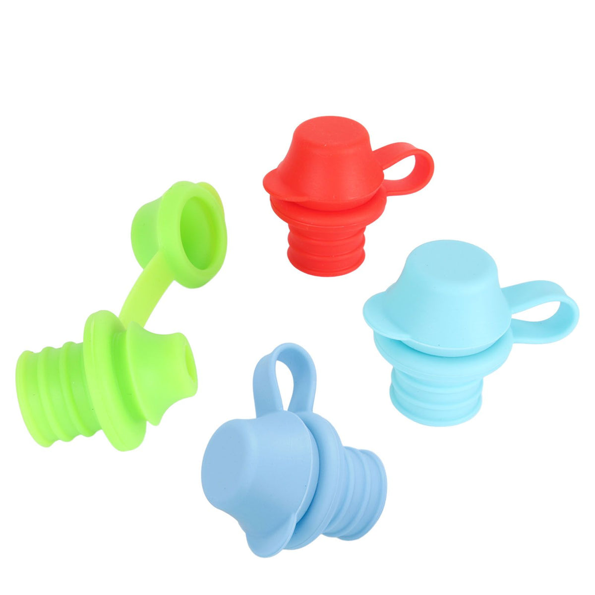 4Pcs Sipping Spout Bottle Top Spout Silicone Bottle Top Sippy Spout for Kids Children