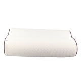 Memory Foam Pillow Slow Rebound Wavy Sleeping Pillow Shoulder Cervical Support Pillow 50x30cm - 45-Degree Angle