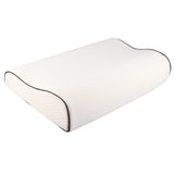 Memory Foam Pillow Slow Rebound Wavy Sleeping Pillow Shoulder Cervical Support Pillow 50x30cm - Rear View