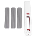 Portable Self Squeeze Mini Mop Wet and Dry Use Lazy Strong Absorbent Mop for Bathroom Kitchens One Pole (3 Mop Heads)