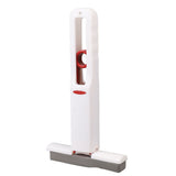 Portable Self Squeeze Mini Mop Wet and Dry Use Lazy Strong Absorbent Mop for Bathroom Kitchens One Pole (3 Mop Heads)