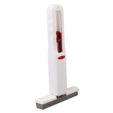 Portable Self Squeeze Mini Mop Wet and Dry Use Lazy Strong Absorbent Mop for Bathroom Kitchens One Pole (3 Mop Heads)