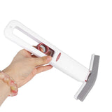 Portable Self Squeeze Mini Mop Wet and Dry Use Lazy Strong Absorbent Mop for Bathroom Kitchens One Pole (3 Mop Heads) - Extra Image