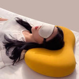 Memory Foam Pillow for Sleeping Ergonomic Cervical Pillow Neck Support Pillow Contour Support Bed Pillow for Neck Shoulder Pain Pink - Extra Image