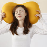 Memory Foam Pillow for Sleeping Ergonomic Cervical Pillow Neck Support Pillow Contour Support Bed Pillow for Neck Shoulder Pain Pink