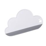 Water Blade PP Silicone Squeegee Efficient Fog Removal Hangable Mini Water Wiper for Bathroom Kitchen Window White