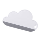 Water Blade PP Silicone Squeegee Efficient Fog Removal Hangable Mini Water Wiper for Bathroom Kitchen Window White - Side View