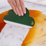 Water Blade PP Silicone Squeegee Efficient Fog Removal Hangable Mini Water Wiper for Bathroom Kitchen Window White