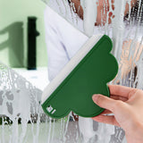 Water Blade PP Silicone Squeegee Efficient Fog Removal Hangable Mini Water Wiper for Bathroom Kitchen Window White - Low Angle