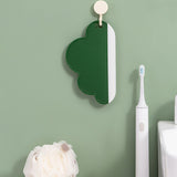 Water Blade PP Silicone Squeegee Efficient Fog Removal Hangable Mini Water Wiper for Bathroom Kitchen Window White