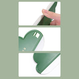 Water Blade PP Silicone Squeegee Efficient Fog Removal Hangable Mini Water Wiper for Bathroom Kitchen Window White