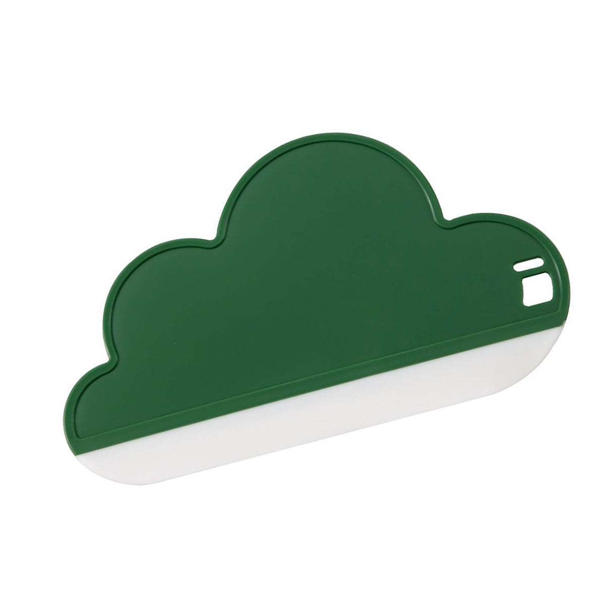 Water Blade PP Silicone Squeegee Efficient Fog Removal Hangable Mini Water Wiper for Bathroom Kitchen Window Green