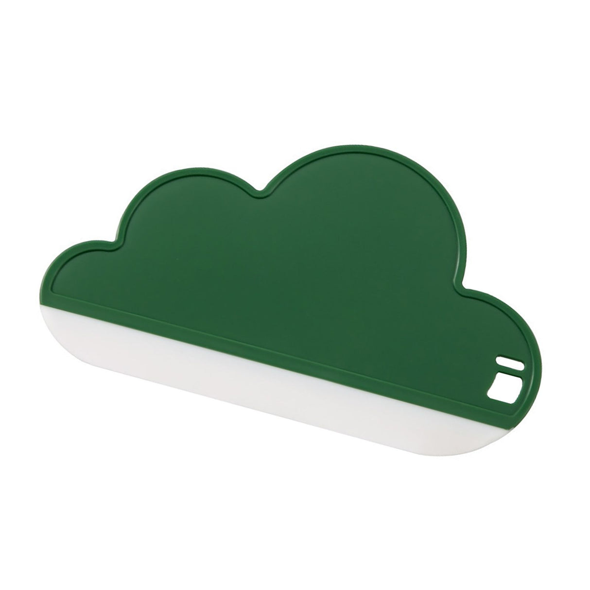 Water Blade PP Silicone Squeegee Efficient Fog Removal Hangable Mini Water Wiper for Bathroom Kitchen Window Green