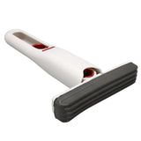 Portable Self Squeeze Short Mop Portable Mini Mop Hand Free Squeeze Mop for Bathroom Kitchens Tableware Desktop Glass