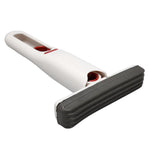 Portable Self Squeeze Short Mop Portable Mini Mop Hand Free Squeeze Mop for Bathroom Kitchens Tableware Desktop Glass