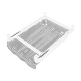 Fridge Egg Drawer Organizer Holder Large Capacity Plastic Extendable Egg Holder Drawer for Fridge Shelf Kitchen - Front View
