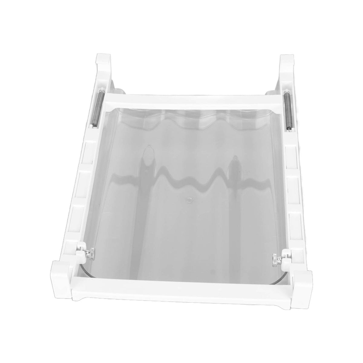 Fridge Egg Drawer Organizer Holder Large Capacity Plastic Extendable Egg Holder Drawer for Fridge Shelf Kitchen