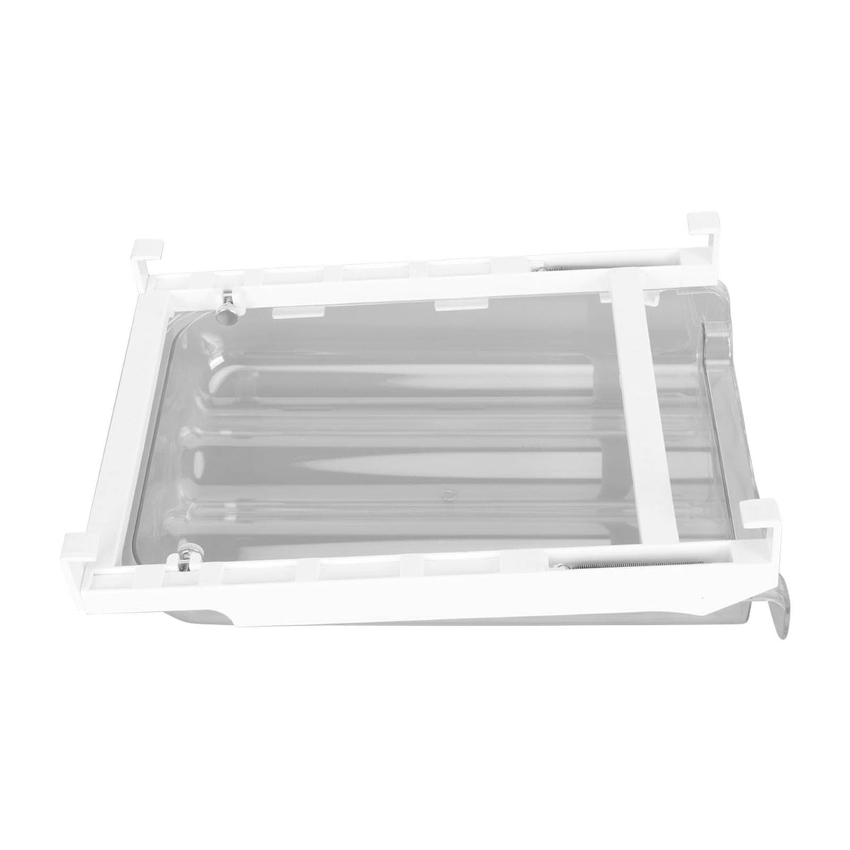 Fridge Egg Drawer Organizer Holder Large Capacity Plastic Extendable Egg Holder Drawer for Fridge Shelf Kitchen