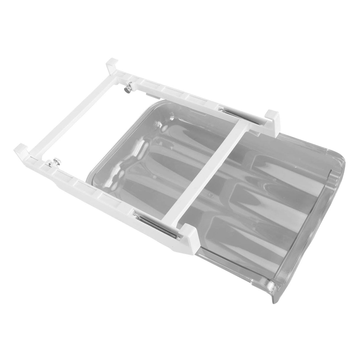 Fridge Egg Drawer Organizer Holder Large Capacity Plastic Extendable Egg Holder Drawer for Fridge Shelf Kitchen