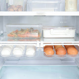 Fridge Egg Drawer Organizer Holder Large Capacity Plastic Extendable Egg Holder Drawer for Fridge Shelf Kitchen